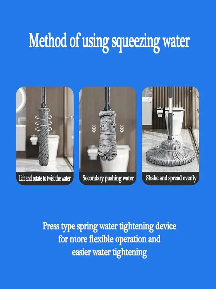 CleanMate Microfibre Twist Mop