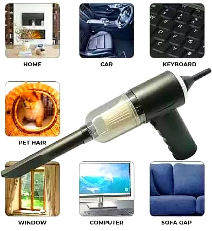 3 in 1 Mopping Vacuum Blower with Mini Dust Buster USB Portable Vacuum Cleaner Dry and Wet