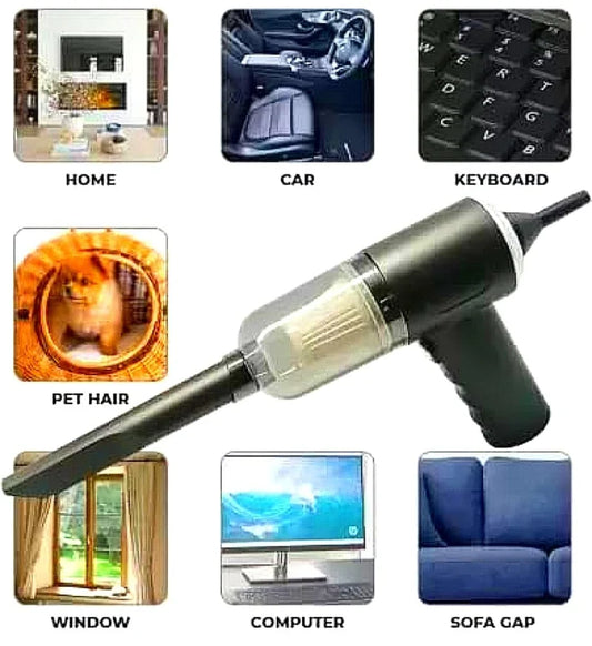 3 in 1 Mopping Vacuum Blower with Mini Dust Buster USB Portable Vacuum Cleaner Dry and Wet