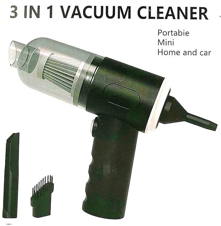 3 in 1 Mopping Vacuum Blower with Mini Dust Buster USB Portable Vacuum Cleaner Dry and Wet