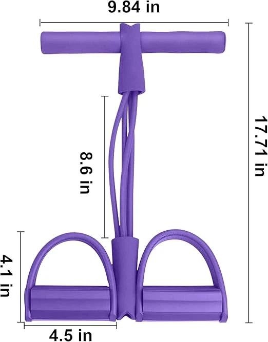 8 tube Multifunction Pedal Resistance Band Trainer