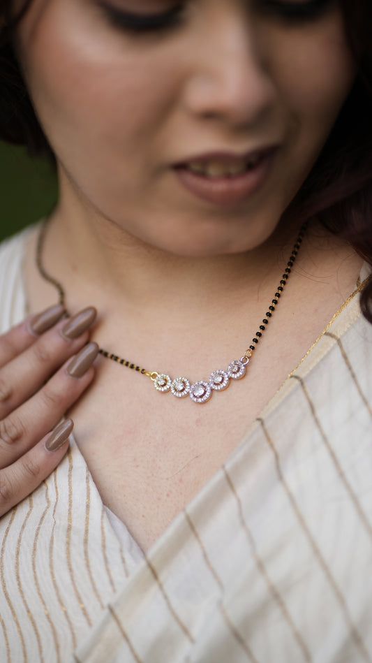 American Diamond Solitaire Mangalsutra