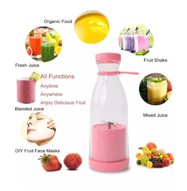 Electric Portable USB Mini Bottle Juicer