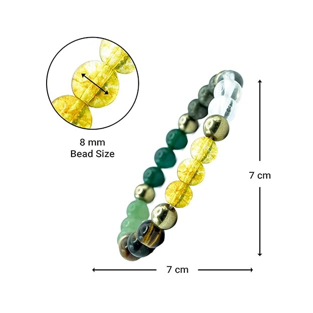 Money Magnet Crystal Bracelet for Men and Woman